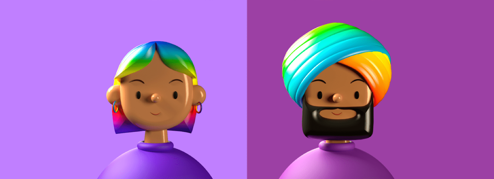 image of Illustration of avatar customization