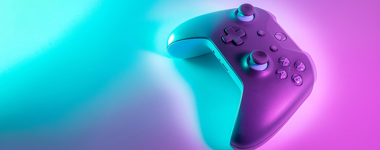 image of Joystick of console game